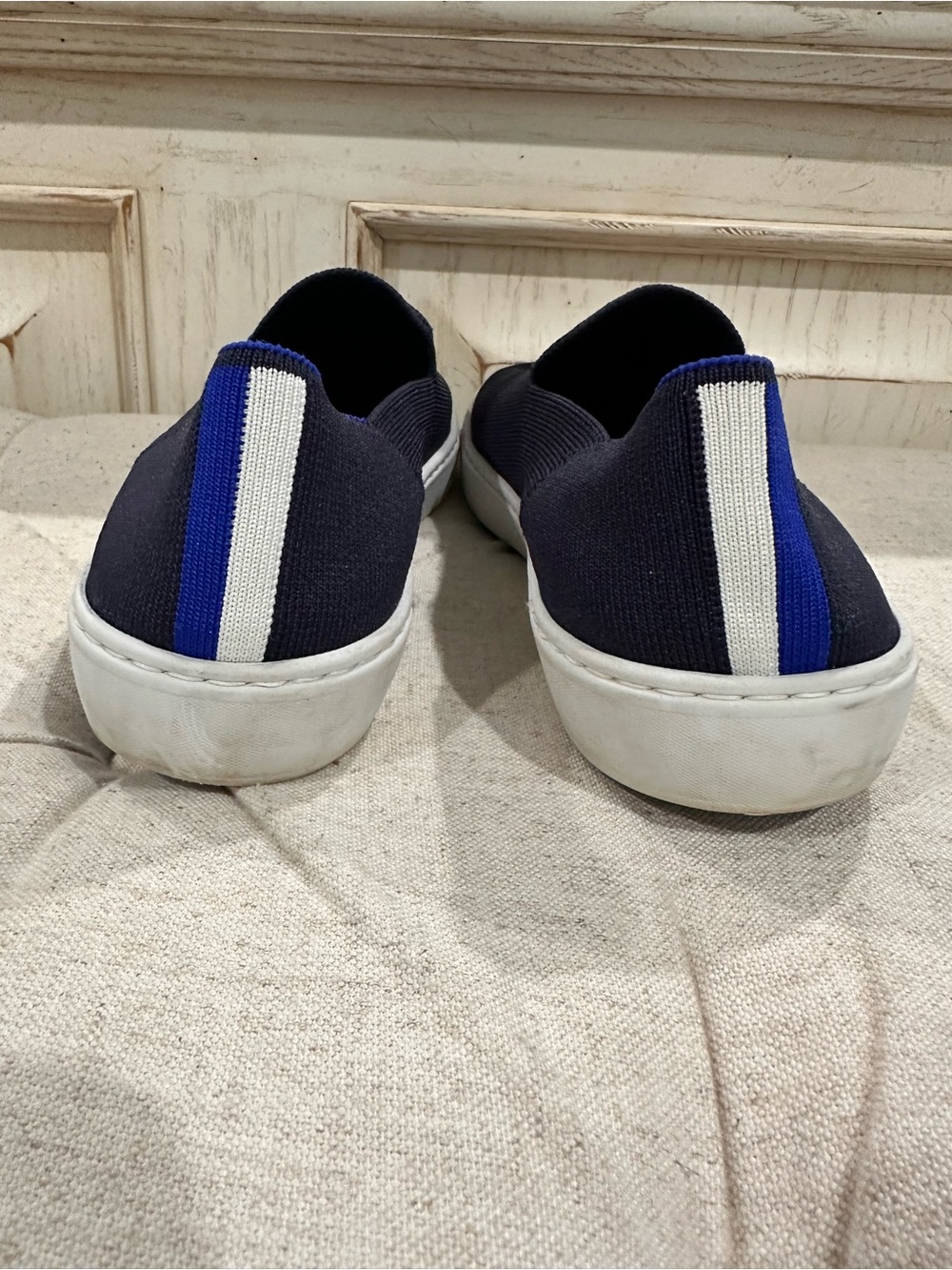 Rothy’s  Slip-On Knit Sneaker — Navy Blue size 9 - Picture 4 of 6
